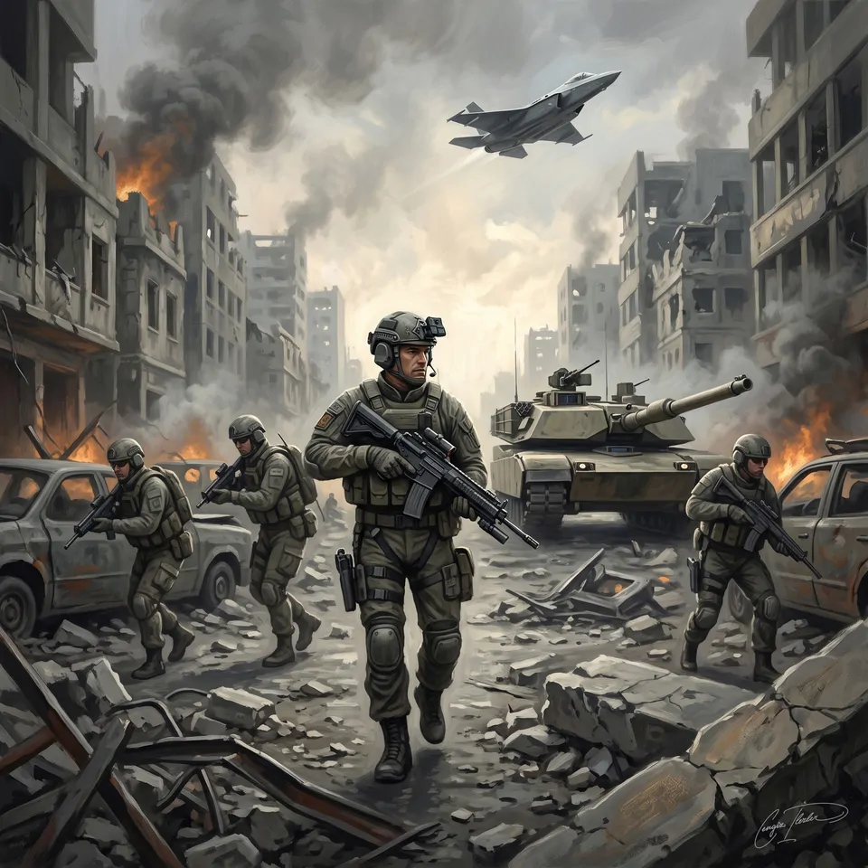 Painted cover art for Battlefield 6.