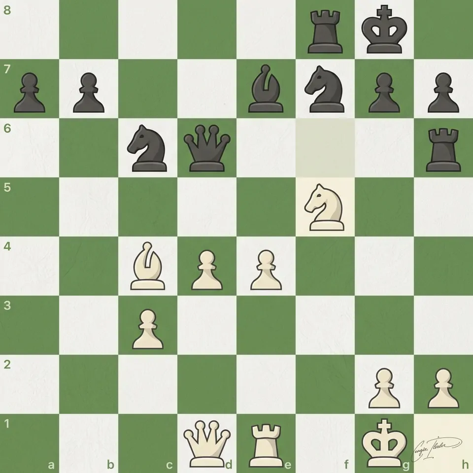 Painted cover art for Chess.com.